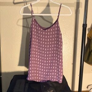 PURPLE SPAGHETTI STRAP TANK